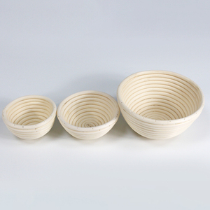 Cesta redonda de mimbre PP para fermentar pan, cesta de fermentación de pan de caña natural, tazón para levantar <span class=keywords><strong>masa</strong></span>, herramienta para hornear <span class=keywords><strong>masa</strong></span> <span class=keywords><strong>madre</strong></span> - Product Image 1
