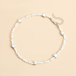 New Vintage Bohemian <b>Bead</b> <b>Necklace</b> Heart Fashion Women's Jewelry Gifts - Product Image 1