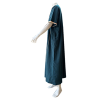 Túnica Árabe Koshibo para Hombre, Thobe, Thawb, Estilo Saudí/Dubái, Kaftán para Fiesta en la Mezquita, Manga Corta, Transpirable, Ligero, Bordado