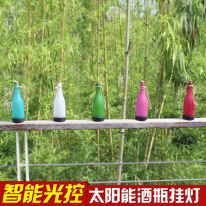 Solar <b>Bottle</b> Lamp Led Outdoor Decorative Light Hanging Portable <b>Plastic</b> <b>Wine</b> <b>Bottle</b> Garden Patio Light - Product Image 3