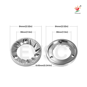 Lame de moulin à café Evershine 64 mm en acier inoxydable, disque de broyage plat, accessoire pour moulins portables - Product Image 1