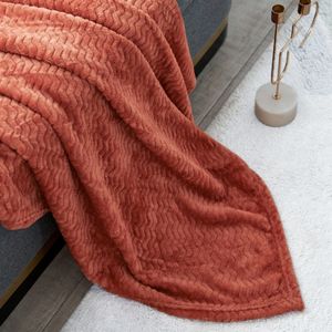 Manta de franela Jacquard de fábrica sostenible con opciones de color personalizado precio al por mayor sólido descuento supermercado - Product Image 4