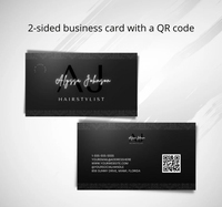 Cartes de visite personnalisées, cartes de remerciement, codes QR, étiquettes en papier pour marques de vêtements, extensions de cils, impression de logo