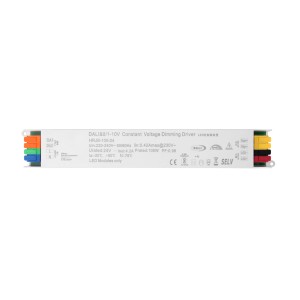 Alimentation Dimmable Trois-en-Un de Haute Qualité 24V 100W DALI+Push +0/1-10V, Large Plage de Tension d'Entrée 220~240VAC, Garantie 3 Ans - Product Image 1