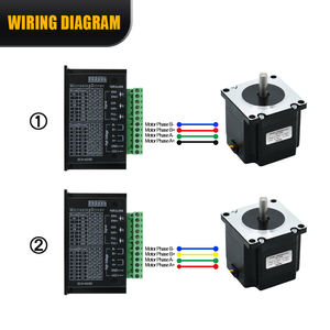 HLTNC Nema23 Motor paso a paso 57HS51 Diámetro del eje 6,35 MM Motor paso a paso de 2 fases 1.1N.M utilizado para máquina CNC - Product Image 6