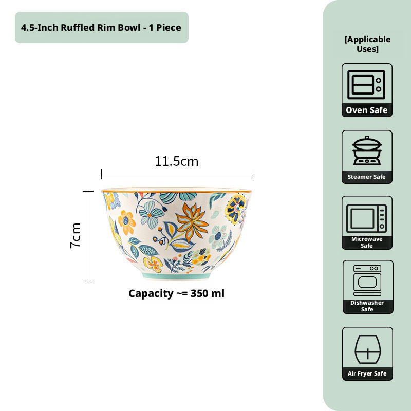 Bol à bord volanté de 4,5 pouces - 1 pièce