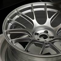 Jantes en alliage forgé EC 7RS à dix doubles rayons en Y, concaves profondes, pour course, avec espace pour gros freins, pour tuning urbain et sur circuit