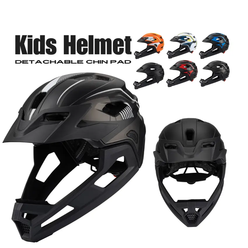 New Design Custom Kids Dirt Bike e Motorbike Helmet Protective Safety Kids Helmet para Ciclismo e Equitação