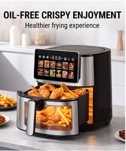 Four à friture sans huile 15L en acier inoxydable avec fenêtre visible, grand écran numérique, <span class=keywords><strong>appareil</strong></span> de cuisson multifonctionnel pour la cuisine domestique - Product Image 5
