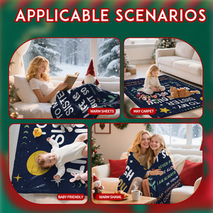 Custom Print Pattern Polar Fleece Throw <b>Blanket</b> Rectangular Anti-Pilling Warm Home Decor Winter Use - Product Image 3