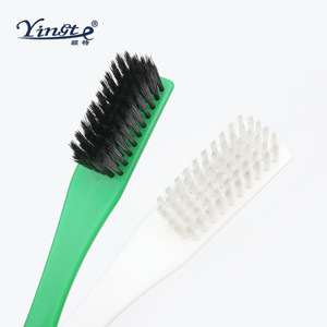 Yinste Shoe <b>Brush</b> Nylon Bristles Plastic Handle For Cleaning And <b>Dust</b> Removal 2 Pieces - Product Image 3