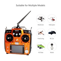 RadioLink AT10II 12CH Émetteur RC 2.4GHz Télécommande radio pour voiture RC, avion, drone, hélicoptère, bateau, télémétrie longue portée