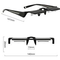 Lunettes paresseuses à prisme à 90 degrés Lunettes horizontales légères pour lire le journal