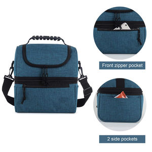 <span class=keywords><strong>Sac</strong></span> fourre-tout <span class=keywords><strong>isotherme</strong></span> écologique en polyester Oxford durable avec logo personnalisé avec fermeture éclair <span class=keywords><strong>Sac</strong></span> de rangement étanche pour les aliments - Product Image 3