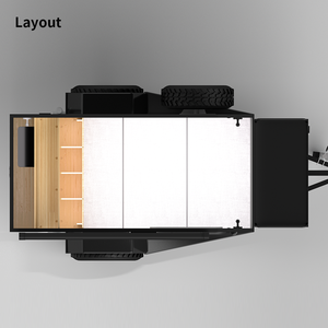 Caravana Ligera <span class=keywords><strong>Retro</strong></span> para RV, Mini Caravana Todoterreno 4x4, Remolques de Viaje Pequeños Todoterreno, en Venta en China - Product Image 2