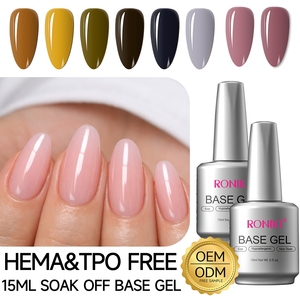 Gel de Uñas UV LED RONIKI Sin HEMA ni TPO, Fórmula No Alérgica para el Cuidado de Uñas Sensibles, para Salón y Hogar - Product Image 1