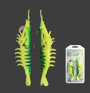 Esche Artificiali Realistiche a Forma di Gambero da 10.5g, 14g, 18.5g, Due Tipi di Montature, Grandi Jig Luminosi per la Pesca in Mare di Calamari e Spigole - Product Image 1