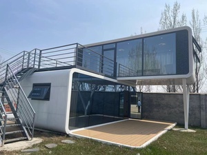 Villa miniature portable de luxe 20/40 pieds, cabane modulaire mobile, conteneur détachable et extensible, hôtel-resort, maison de camping - Product Image 4