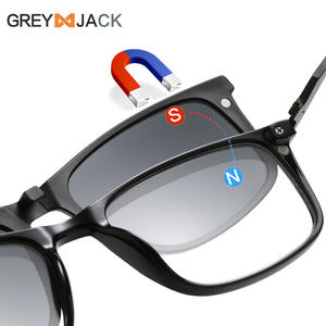 Gafas de Sol Magnéticas Grey Jack con Marco TR90, Lentes TAC, Visión Nocturna, Protección UV, Montura Completa para Hombre, Juego de Espejos - Product Image 1