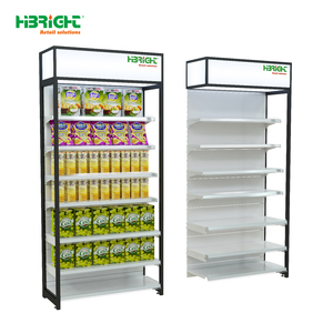 ชั้นวางสินค้าปลีกยอดนิยม Highbright พร้อมป้ายหัวชั้นวาง สำหรับซูเปอร์มาร์เก็ตและร้านค้าปลีก - Product Image 1