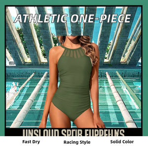 Traje de Baño Deportivo de 2 Piezas para Mujer, Shorts Bikini para Entrenamiento Deportivo y Competencia, Servicio OEM, Secado Rápido - Product Image 2