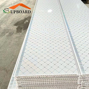 Hiện đại nổi Ốp PVC Trần bảng điều khiển chống cháy và chống ẩm tường Bảng điều khiển cho khách sạn và nhà hàng ứng dụng - Product Image 5