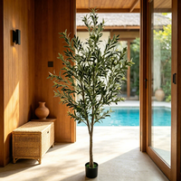 Nouvelle conception de décoration de mariage, arbres artificiels, faux bonsaïs d'olivier en pot, décoration de baby shower, arrangements floraux d'intérieur et d'extérieur