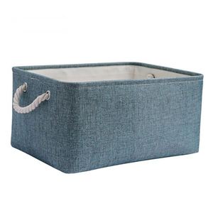 Organisateur de couches pliable pour bébé, panier de rangement en toile avec poignées - Product Image 2