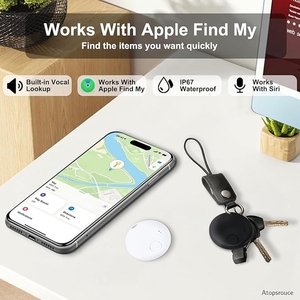 Étui Intelligent pour AirTag Apple MFi Localisateur GPS Trouver Mon Porte-Clés pour Bagages <span class=keywords><strong>Voiture</strong></span> Portefeuille Clés Suivi Bluetooth Mondial - Product Image 3