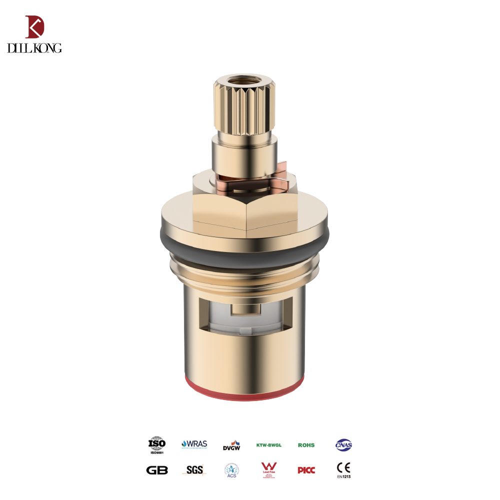G1/2 Kitchen Bathroom Brass Casting Valve Core Faucet Parts Ceramic Disc Cartridge