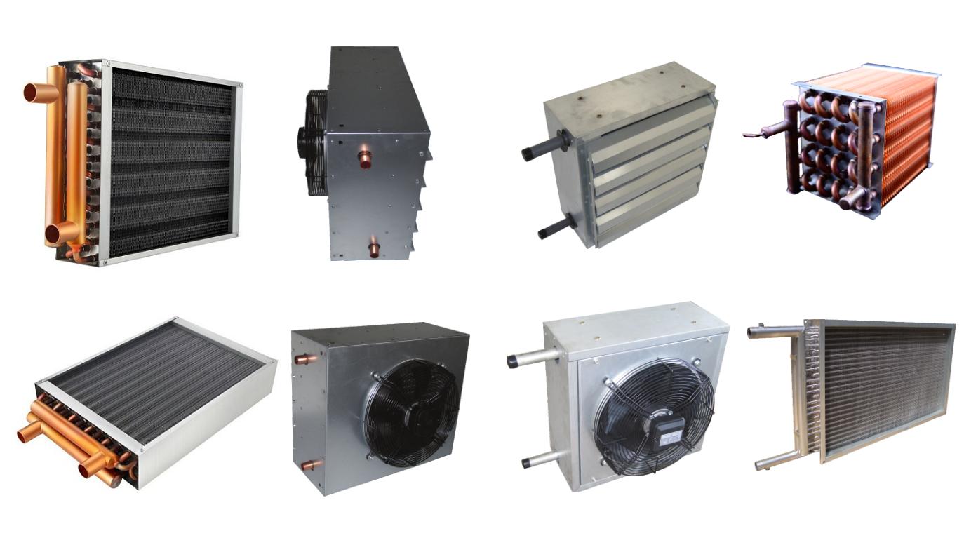 Water to Air Heat Exchanger Coils unit heater with thermostat for boiler