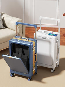 Valise élégante à large poignée avec couche antichoc pour ordinateur portable pour un voyage d'affaires pratique - Product Image 6