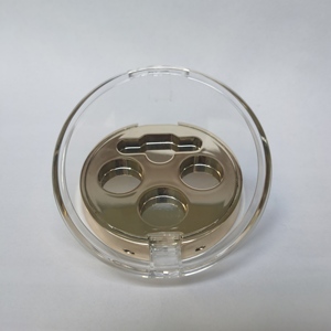 Có Thể Tái Chế Trong Suốt Rõ Ràng Nhựa Eye Shadow Palette Trường Hợp 3 Màu Sắc Mô Hình Rỗng Bao Bì Mỹ Phẩm Container Hộp Nhựa - Product Image 4