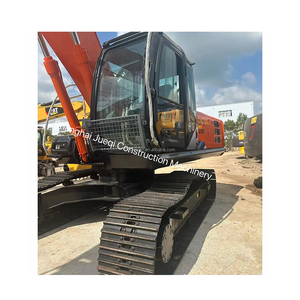 Excavadora Hitachi ZX200 de bajo precio de segunda mano para demolición de edificios antiguos y carga de materiales - Product Image 5