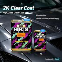 Vernis transparent haute performance 2K pour peinture automobile, rapport 2:1, brillance élevée, séchage rapide, vernis de finition automobile