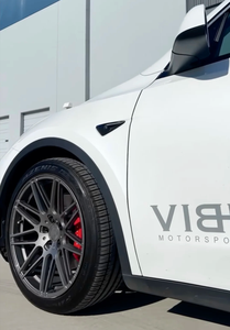 Jantes en alliage forgées sur mesure à profil profond, finition noir <span class=keywords><strong>mat</strong></span> brillant, 19, 20, 21, 22 pouces, pour Tesla Model S, Model X, Model Y Plaid 5x120 - Product Image 2