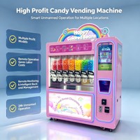 Distributeur automatique de bonbons au chocolat JOYDD acceptant plusieurs modes de paiement pour parcs d'attractions et aires de jeux intérieures
