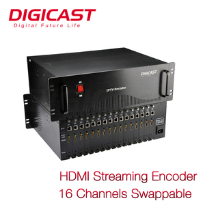 16 canaux 3 U Classique Multi Diffusion IPTV Encodeur H.265 H.264 HD 1080 P IP Encodeur pour <span class=keywords><strong>OTT</strong></span> IPTV serveur - Product Image 4