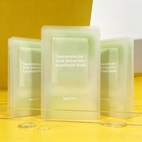 Masque visage 4D à l'huile d'olive et aux huiles essentielles, double extraction, acide hyaluronique, niacinamide, effet éclat, OEM ODM