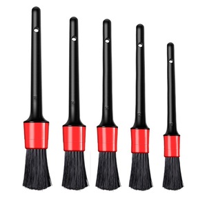 Cepillo para limpiar las grietas del coche Jiayan, 5 piezas, cerdas suaves, herramienta de limpieza interior de plástico para ventilación y salpicadero - Product Image 3