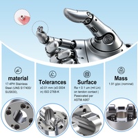 Articulation de main de robot humanoïde de haute précision, série J Y, usinée CNC, conception monobloc durable, articulée à cycle élevé, fournisseur