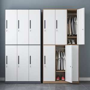 Casier en acier rectangulaire à 5 niveaux, type autoportant, organisateur de vêtements à pousser et tirer avec serrure MB-52986 - Product Image 3