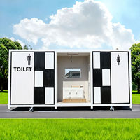 Offre Spéciale : Toilettes Portables Intégrées JY pour Maisons Conteneurs Modernes avec Réservoir d'Évacuation, en Plastique Écologique pour le Camping en Extérieur