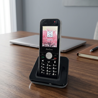 Téléphone de bureau IP PoE LTE/4G GSM d'entreprise avec VoLTE et fonctionnalités avancées pour l'appairage