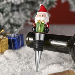 Santa Claus Resin <b>Wine</b> <b>Stopper</b> Christmas Bottle Seal Preservation Gift - Product Image 3