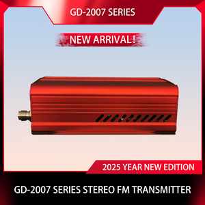 GD-2007 chuyên nghiệp 10W <span class=keywords><strong>FM</strong></span> <span class=keywords><strong>Transmitter</strong></span> đài phát thanh tầm xa TNC đầu ra liên tục <span class=keywords><strong>Transmitter</strong></span> - Product Image 4