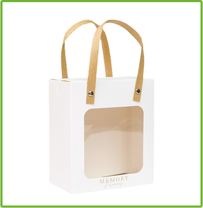 <span class=keywords><strong>Sac</strong></span> <span class=keywords><strong>cadeau</strong></span> en papier personnalisé avec poignée en <span class=keywords><strong>tissu</strong></span> pour cadeaux floraux et emballages de détail - Product Image 1