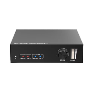 Amplificatore Mini Metallico a 2 Canali <span class=keywords><strong>Dante</strong></span>, Mixer Compatto Stereo con DSP e Garanzia di 3 Anni - Product Image 1