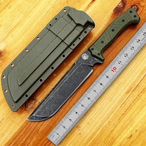 มีด战术คุณภาพสูง G10 สแตนเลสสตีล ปรับแต่งได้ ยี่ห้อ BAILIAN สำหรับกิจกรรมกลางแจ้ง ตั้งแคมป์ พร้อมปลอกหนัง พกพาสะดวก ใช้ในชีวิตประจำวัน ระดับ DIY - Product Image 6