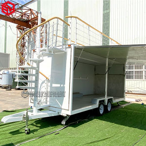 Nuovo tipo a due piani camion cibo caffè cibo rimorchio camion Mobile al dettaglio Foodtruck <span class=keywords><strong>Resort</strong></span> Hotel per feste in concessione rimorchio - Product Image 3